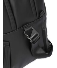 PIQUADRO CORNER SPECIALE GOMMATO Bolsa de lona repelente al agua negro - Bolsas de viaje - 3