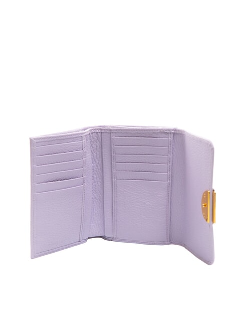 TALEA Cartera mediana de piel martillada lav./lav. - Carteras Mujer