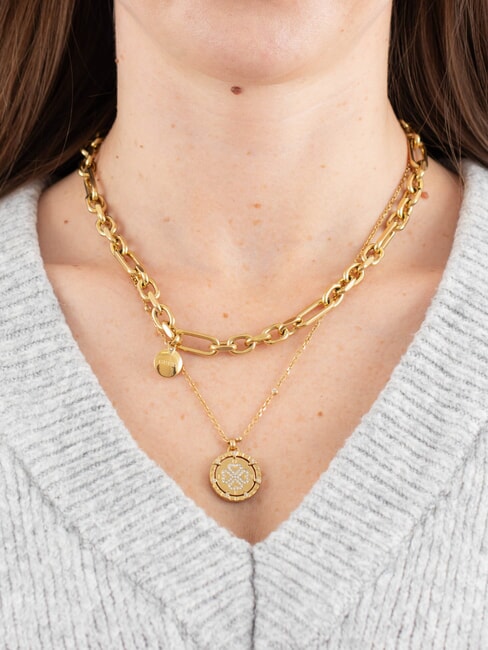 ALL OF US Collar de dos vueltas con colgantes oro amarillo - Collares