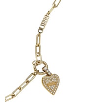 GUESS LOVE ME TENDER Collar con corazón y circonitas - Collares