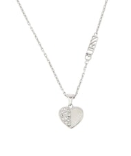 GUESS LOVELY Collar con charm de corazón y circonitas SILVER - Collares - 2
