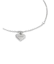 GUESS FALLING IN LOVE Collar de corazón SILVER - Collares - 4