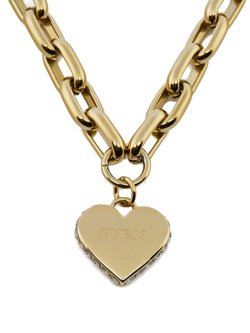 FALLING IN LOVE Collar de cadena con coraz&oacute;n oro amarillo - Collares