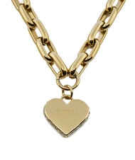 GUESS FALLING IN LOVE Collar de cadena con coraz&oacute;n oro amarillo - Collares - 3