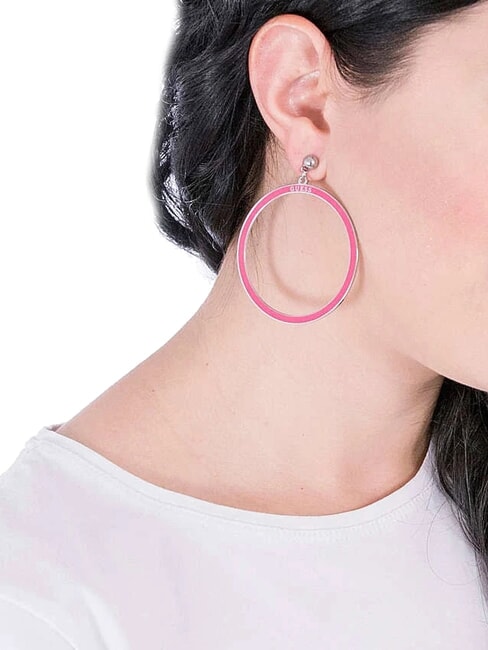 ICICLE Pendientes de aro grandes SILVER - Pendientes