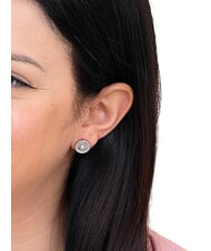 GUESS LOVE Pendientes circulares con circonitas SILVER - Pendientes - 2