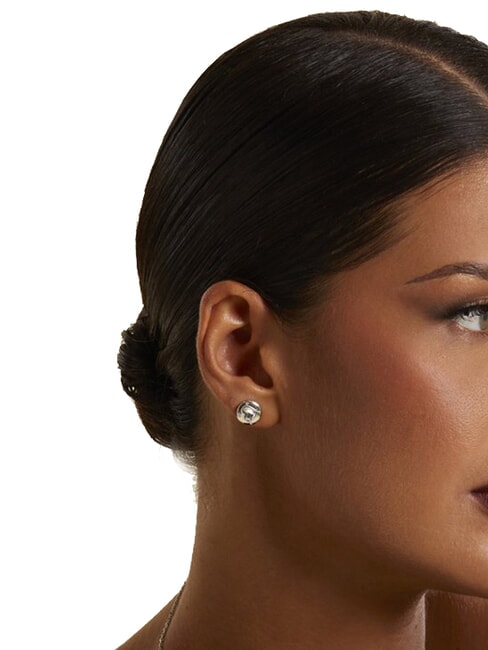 ROLLING HEARTS Pendientes con coraz&oacute;n engastado oro amarillo - Pendientes