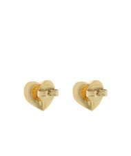 GUESS LOVELY Pendientes de bot&oacute;n de coraz&oacute;n con circonitas oro amarillo - Pendientes - 3