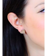 GUESS FALLING IN LOVE Pendientes con candado de corazón - Pendientes