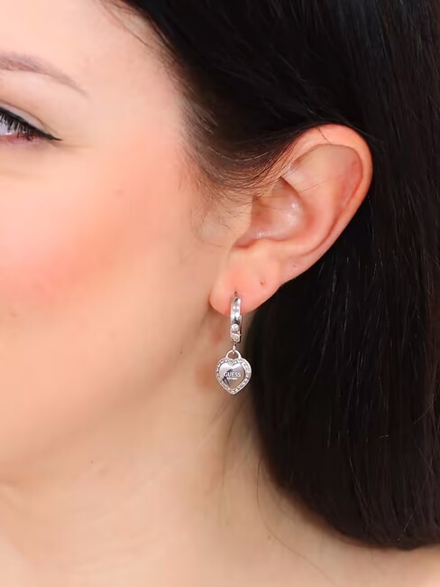 FINE HEART Pendientes colgantes SILVER - Pendientes