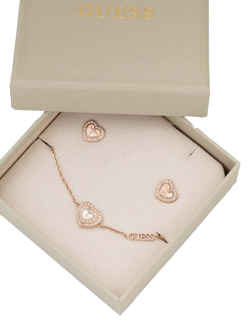 AMAMI GIFT BOX Pulsera + pendientes ROSA DE ORO - Pendientes