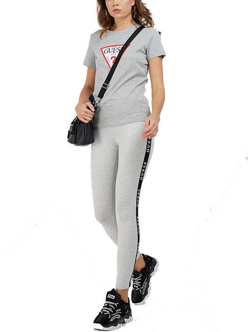 ORIGINAL LOGO Camiseta con logotipo gris claro melange m - camiseta