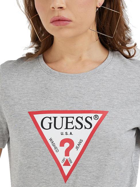 ORIGINAL LOGO Camiseta con logotipo gris claro melange m - camiseta