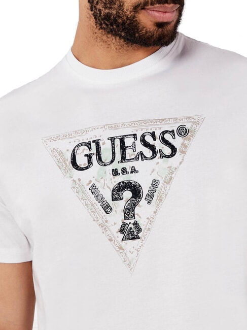 TRIANGLE Camiseta de algod&oacute;n con estampado purwhite - camiseta