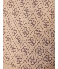 GUESS RN LISE 4G Camiseta sin mangas de cuello alto café y travertino - camiseta - 5