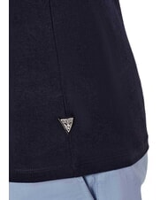 GUESS BSC EMBOSSED LOGO Camiseta con estampado en relieve azul inteligente multi - camiseta - 4