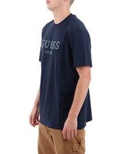 GUESS BOX LOGO Camiseta con logo bordado - camiseta