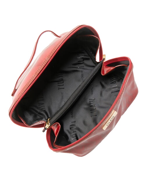 GEO Estuche de belleza cuadrado grande rojo brillante - Neceser