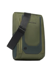PIQUADRO S140 Mochila para iPad de un solo hombro en tejido reciclado VERDE - Mochilas para portátil - 2