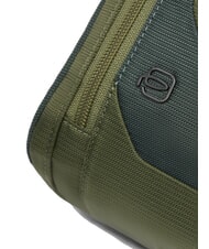 PIQUADRO S140 Mochila para iPad de un solo hombro en tejido reciclado VERDE - Mochilas para portátil - 4