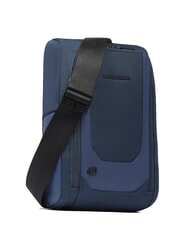 PIQUADRO S140 Mochila para iPad de un solo hombro en tejido reciclado azul - Mochilas para portátil - 2
