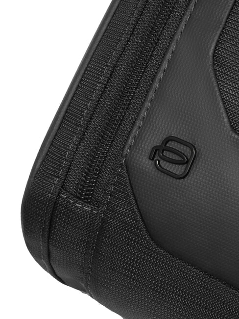 S140 Mochila para iPad de un solo hombro en tejido reciclado negro - Mochilas para portátil