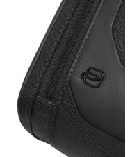 PIQUADRO S140 Mochila para iPad de un solo hombro en tejido reciclado negro - Mochilas para portátil - 5