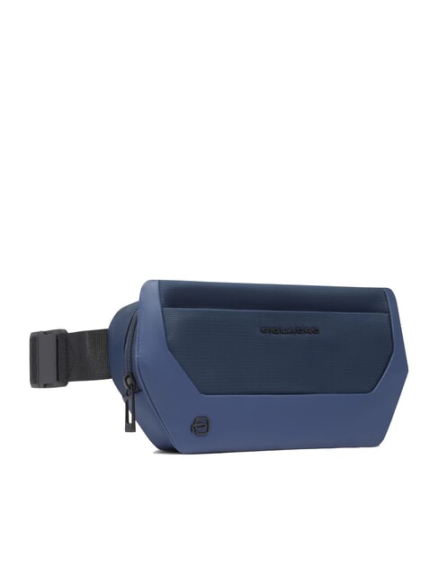 S140 Riñonera de tela reciclada azul - Riñoneras