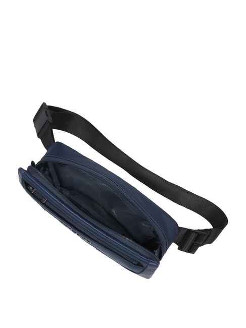 S140 Riñonera de tela reciclada azul - Riñoneras