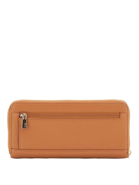 LAUREL 2 Cartera grande con cremallera coñac ligero - Carteras Mujer