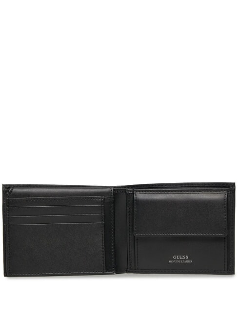MILANO  Cartera de piel saffiano NEGRO - Carteras Hombre