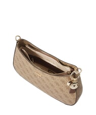 GUESS NOELLE 2  Bolso de hombro logotipo de café con leche / marrón - Bolsos Mujer - 4