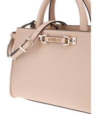 GUESS LEFIA  Bolso de mano, con bandolera simplemente gris topo - Bolsos Mujer - 3
