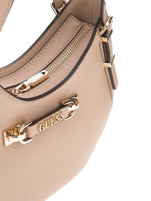 LEFIA Bolso de mano, con bandolera simplemente gris topo - Bolsos Mujer