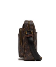 GUESS MILANO Bolsa de hombro marrón/ocre - Bandoleras Hombre - 3