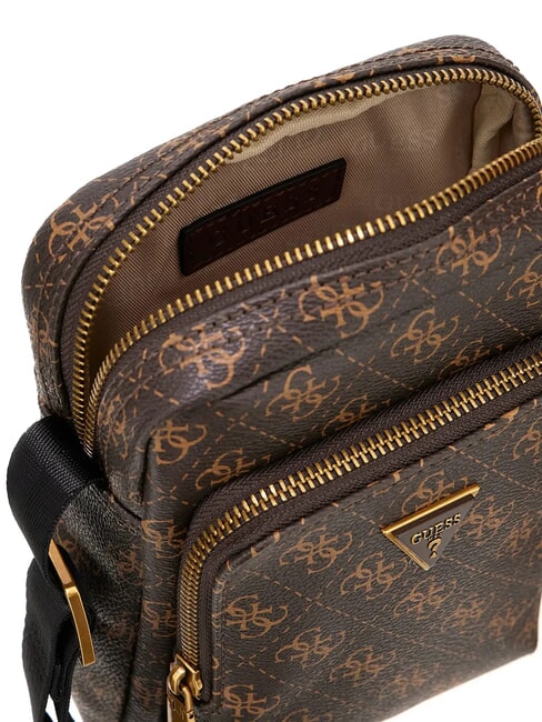 MILANO Bolsa de hombro marrón/ocre - Bandoleras Hombre