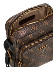 GUESS MILANO Bolsa de hombro marrón/ocre - Bandoleras Hombre - 4