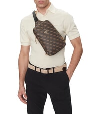 GUESS MILANO 4G Bolso maxi marrón/ocre - Bandoleras Hombre - 5