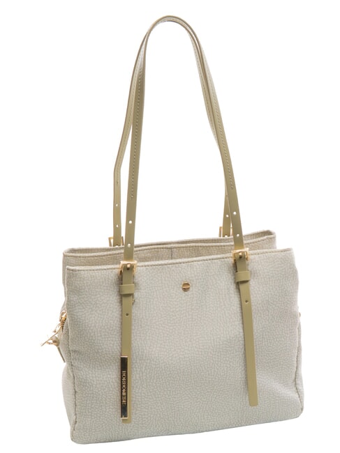 L'ECOLE NYLON Shopper de hombro, con bandolera caqui - Bolsos Mujer