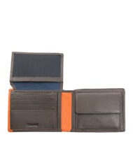 SPALDING SNAP  Cartera de piel para hombre, con monedero. marrón/naranja - Carteras Hombre - 2