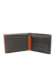 SPALDING SNAP  Cartera de piel para hombre, con monedero. marrón/naranja - Carteras Hombre - 3