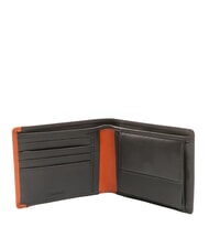 SPALDING SNAP  Cartera de cuero para hombre marrón/naranja - Carteras Hombre - 2