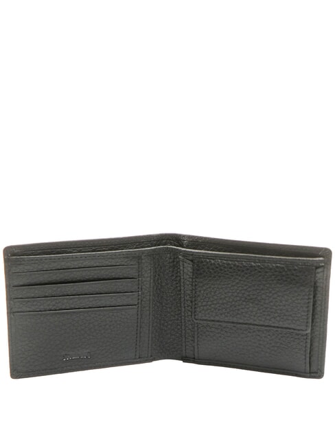 SNAP Cartera mediana de cuero negro - Carteras Hombre