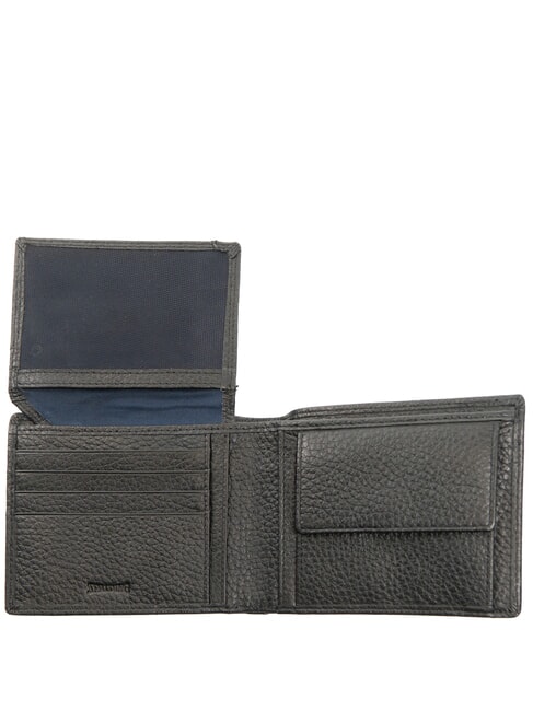 SNAP Cartera mediana de piel martillada negro - Carteras Hombre
