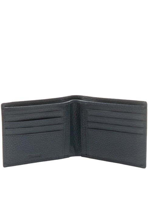 SNAP Cartera mediana de cuero azul - Carteras Hombre