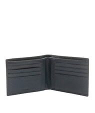 SPALDING SNAP Cartera mediana de cuero azul - Carteras Hombre - 2