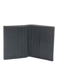 SPALDING SNAP  Cartera de cuero martillado azul - Carteras Hombre - 2