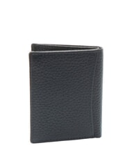 SPALDING SNAP  Cartera de cuero martillado azul - Carteras Hombre - 3