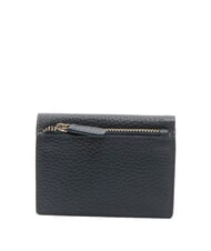 SPALDING SNAP  Cartera vertical de cuero martillado azul - Carteras Hombre - 3