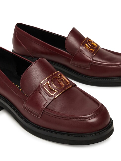 SHUTTLE3 Mocasín de cuero ROJO - Zapatos Mujer